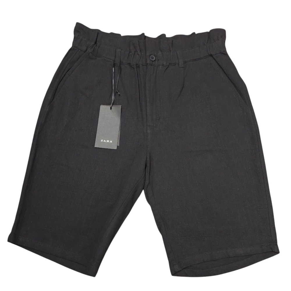 Zara Linen High Waisted Shorts Size Medium